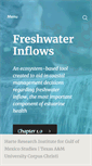 Mobile Screenshot of freshwaterinflow.org